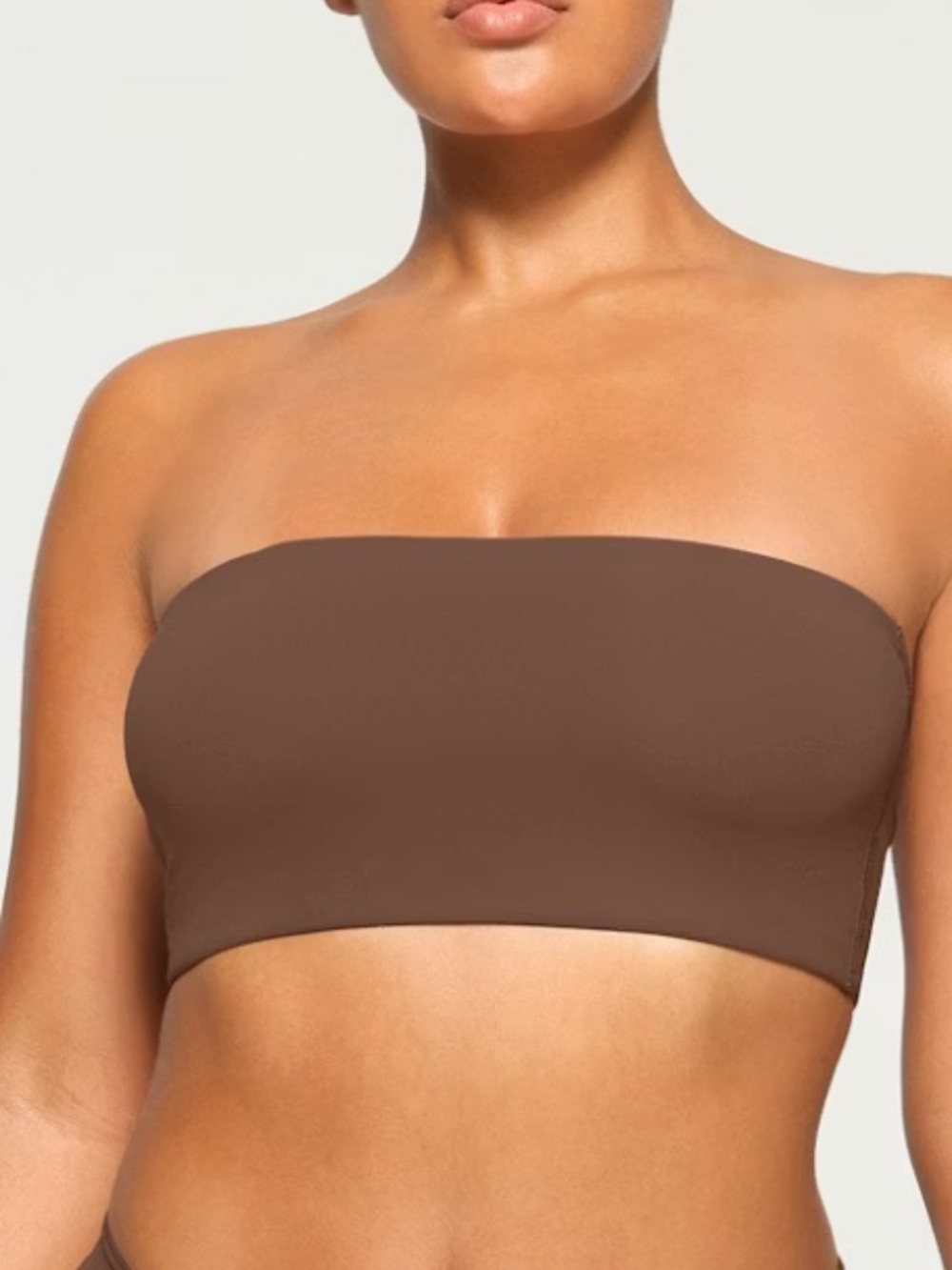 NWT Skims Fits Every Body Wirefree Seamless Brown Bandeau, Size 3X